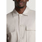 Beige Lyocell Coat