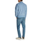 Light Blue Recycled Polyester Jackets & Coat