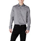 Gray Cotton Pattern Shirt