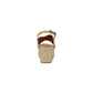 Beige Polyethylene Platform Sandals