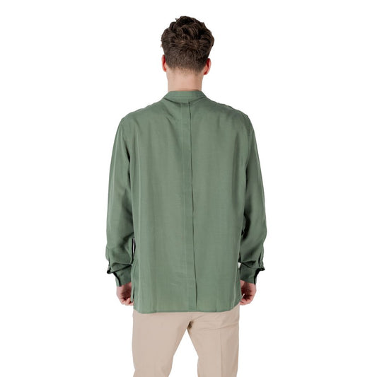 Bicolor Lyocell Shirt