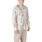 Beige Viscose Pattern Shirt