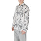 White Viscose Pattern Shirt