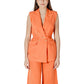Orange Lyocell Waistcoat