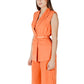 Orange Lyocell Waistcoat