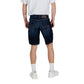 Blue Cotton Bermuda