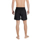 Black Polyester Swim Shorts