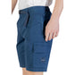 Blue Cotton Bermuda
