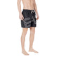 Black Polyester Swim Shorts