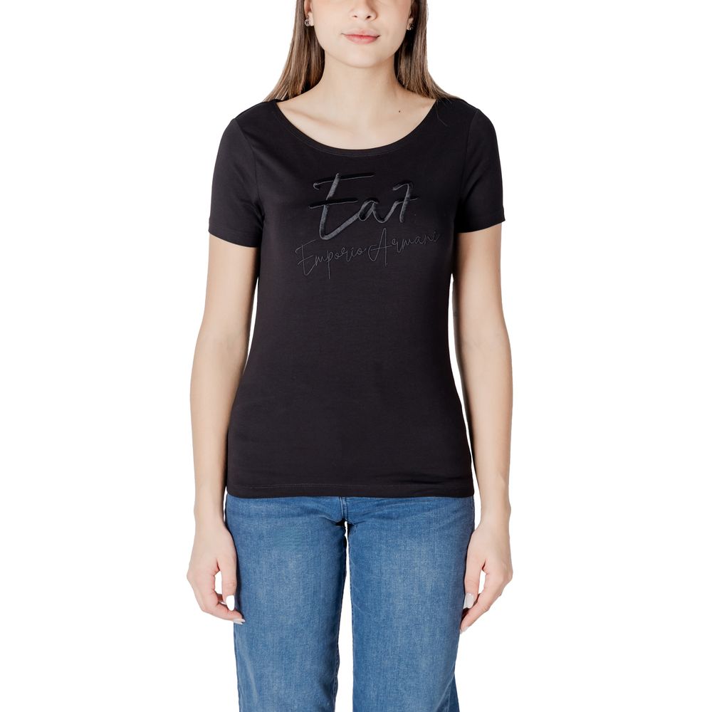 Black Cotton T-Shirt