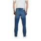 Blue Cotton Slim Fit Jeans