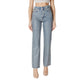 Blue Cotton Mom Jean