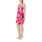 Pink Viscose Short Dress