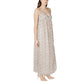 Beige Recycled Polyester Long Dress