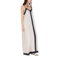 Beige Nylon Long Dress
