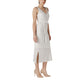 Beige Recycled Polyester Midi Dress