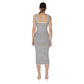 Beige Viscose Long Dress