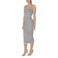 Beige Viscose Long Dress