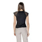 Black Recycled Polyester Tank Top