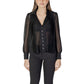 Black Polyester Blouse