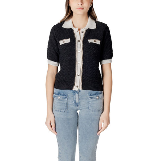 Black Recycled Cotton Sweater