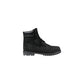 Black Leather Lace-Up Boots