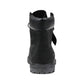 Black Leather Lace-Up Boots