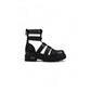 Black Leather Sandals