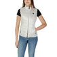 White Polyamide Sleveless Jacket