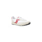 White Leather Athletic Sneakers