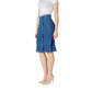 Blue Cotton Long Skirt