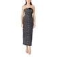 Black Cotton Midi Dress