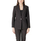 Black Polyester Blazer