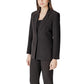 Black Polyester Blazer
