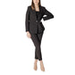 Black Polyester Blazer
