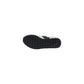 Black And White Leather Athletic Sneakers