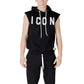Black Cotton Hoody