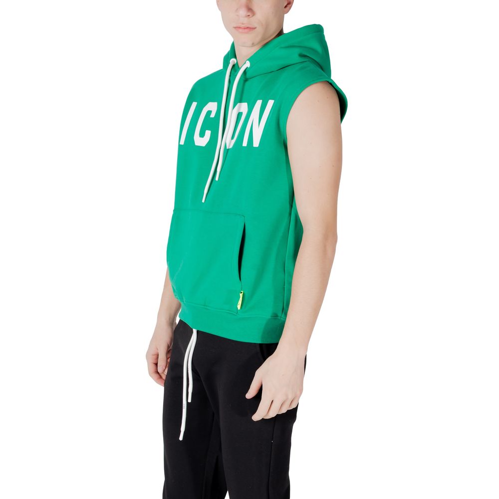 Green Cotton Hoodie