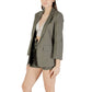 Green Viscose Blazer