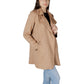 Beige Polyester Trench Coat