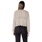 Beige Recycled Cotton Sweatshirt