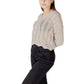Beige Recycled Cotton Sweatshirt