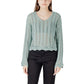 Turquoise Recycled Cotton Sweatshirt