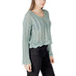 Turquoise Recycled Cotton Sweatshirt