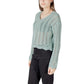 Turquoise Recycled Cotton Sweatshirt