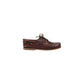 Brown Leather Slip-On Loafers