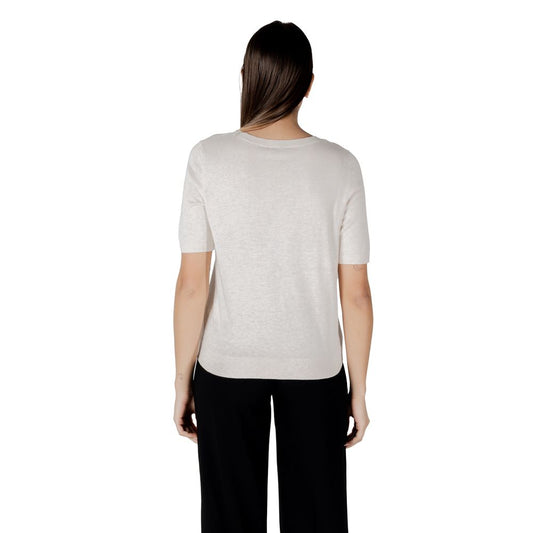 Beige Viscose Sweatshirt