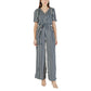 Blue Viscose Jumpsuit