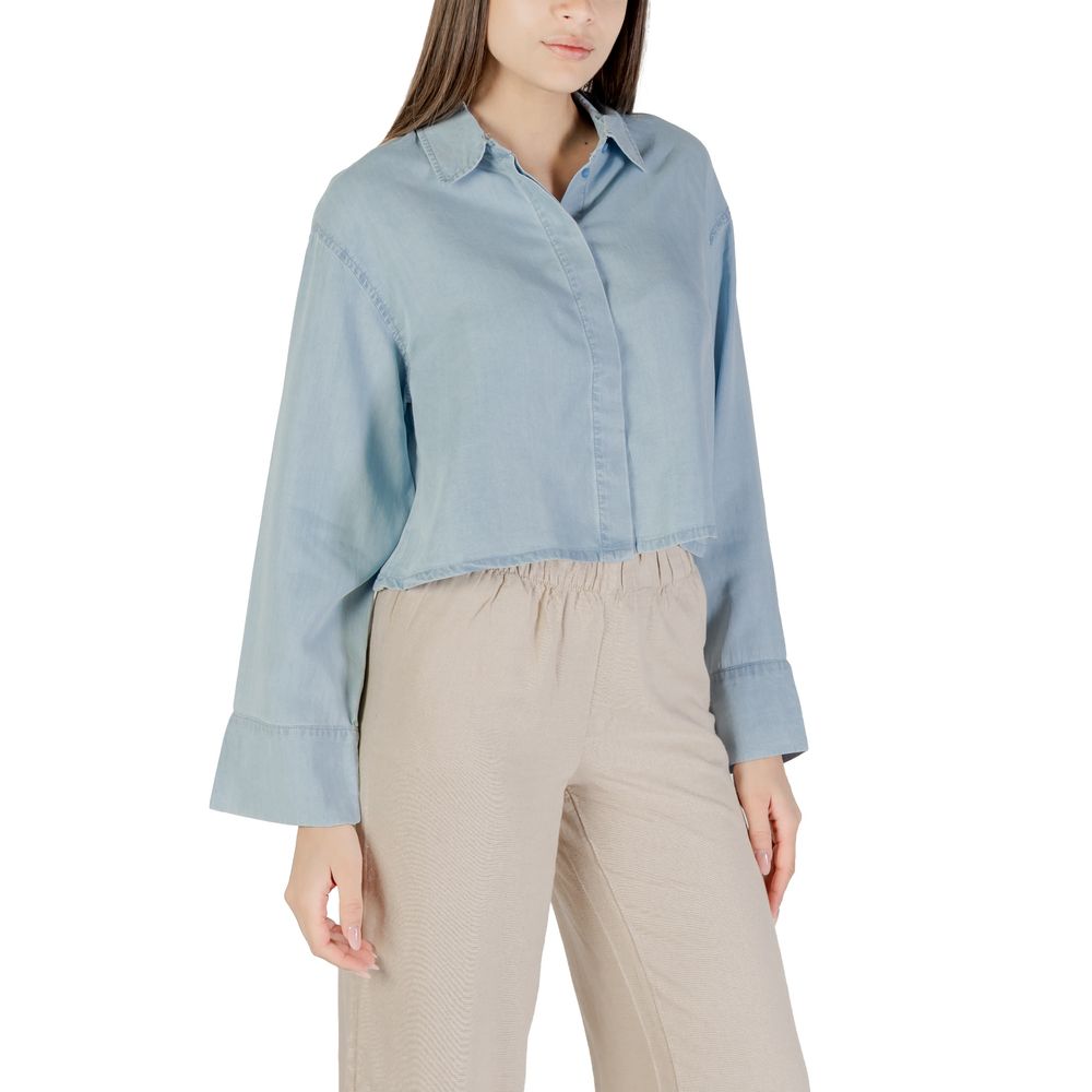 Light Blue Lyocell Blouse