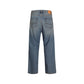 Blue Cotton Relaxed Fit Jeans